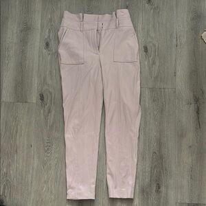 White House Black Market Pink Cropped Ankle Pants